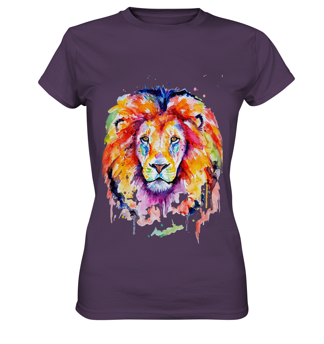 Bunter Löwe - Ladies Premium Shirt