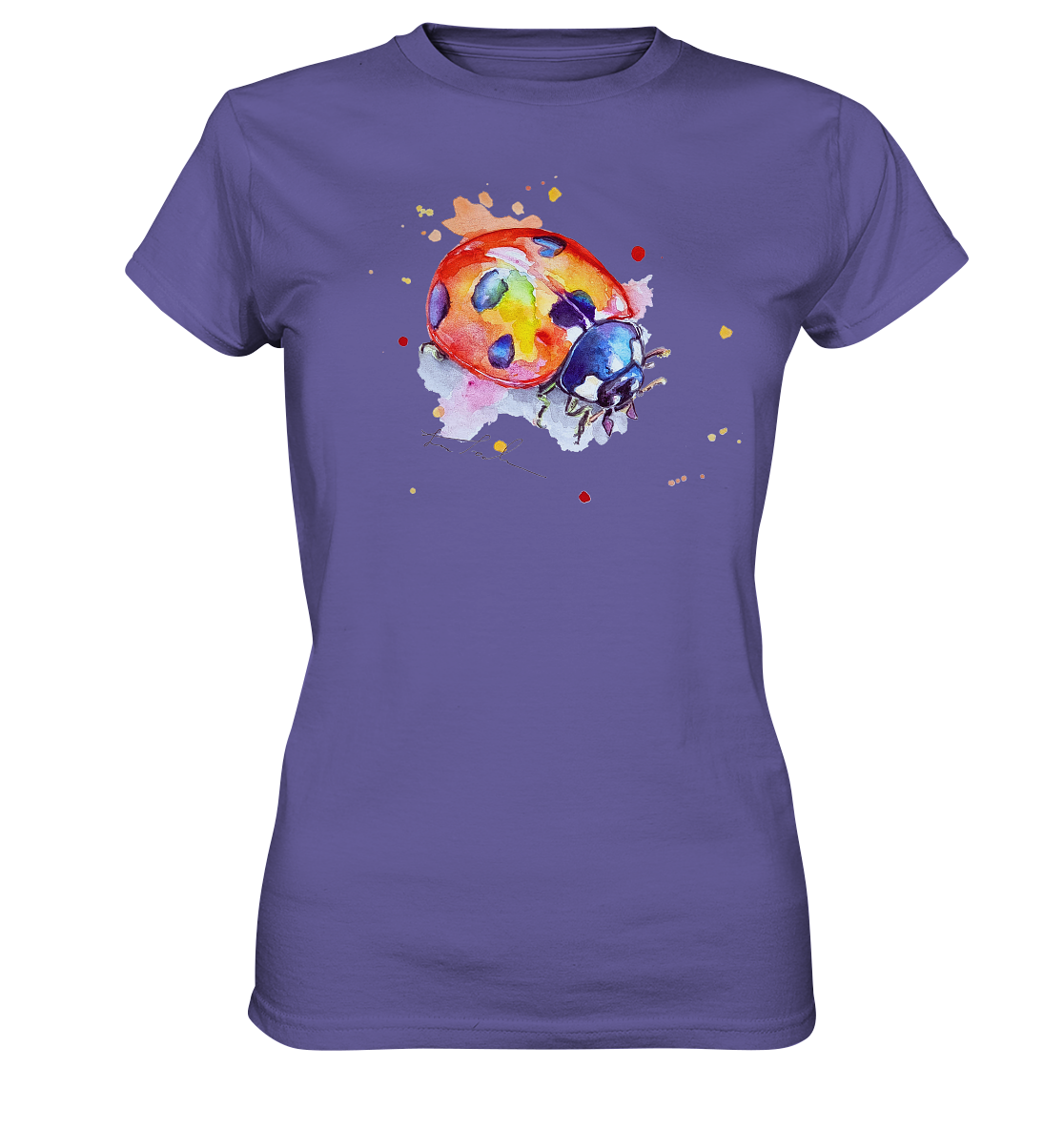 Bunter Marienkäfer - Ladies Premium Shirt