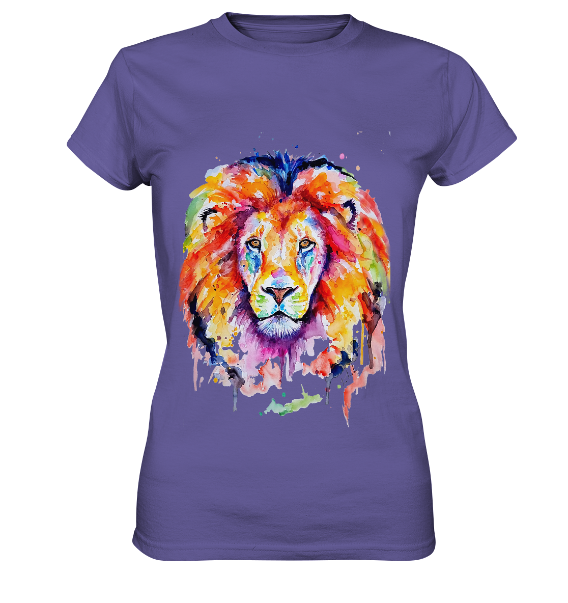 Bunter Löwe - Ladies Premium Shirt