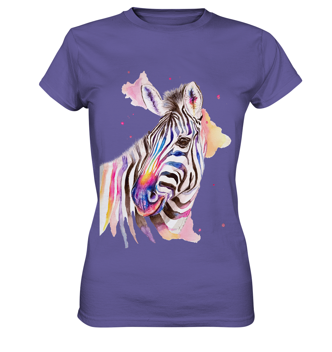 Buntes Zebra - Ladies Premium Shirt
