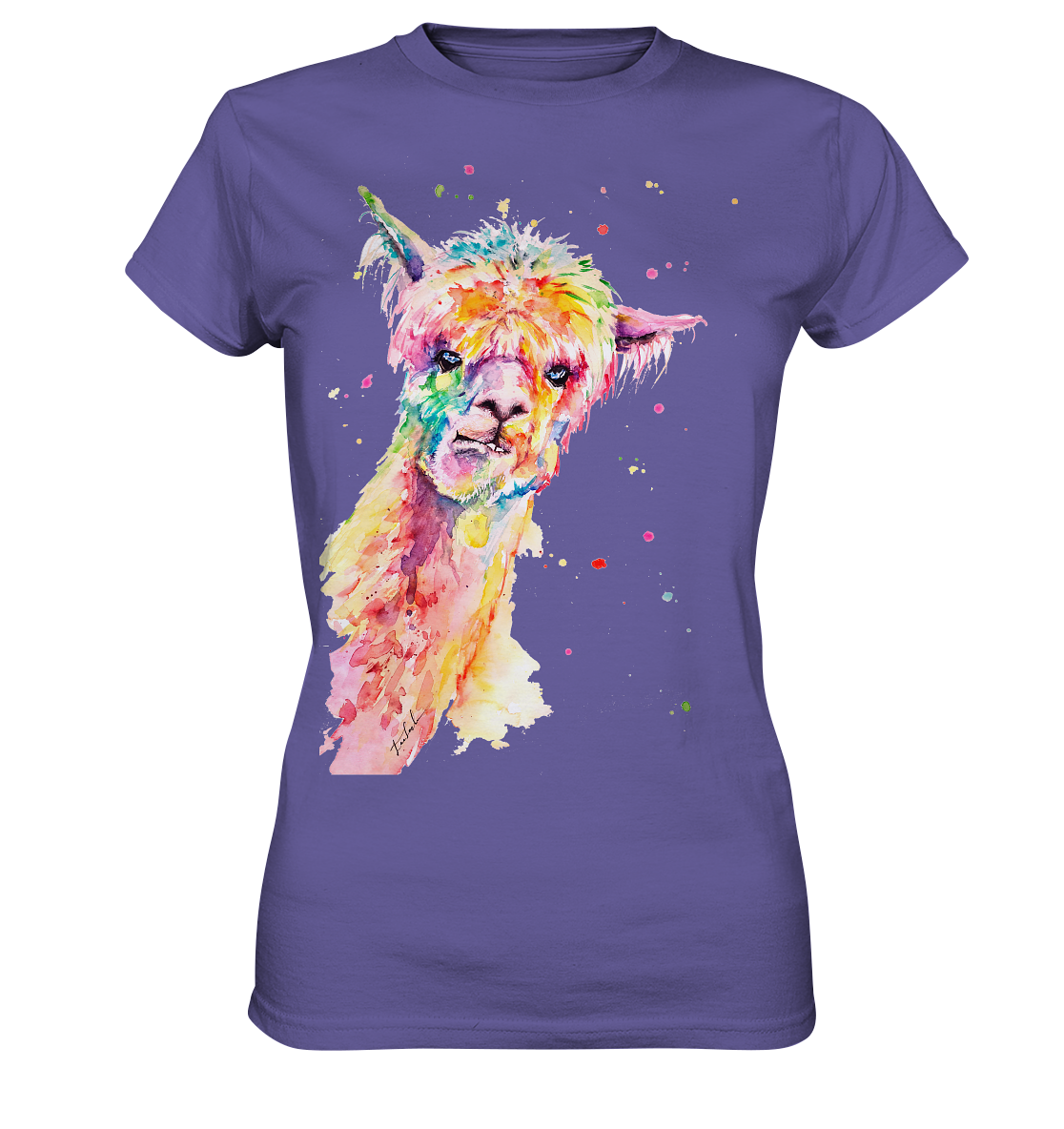 Lustiges Alpaka - Ladies Premium Shirt