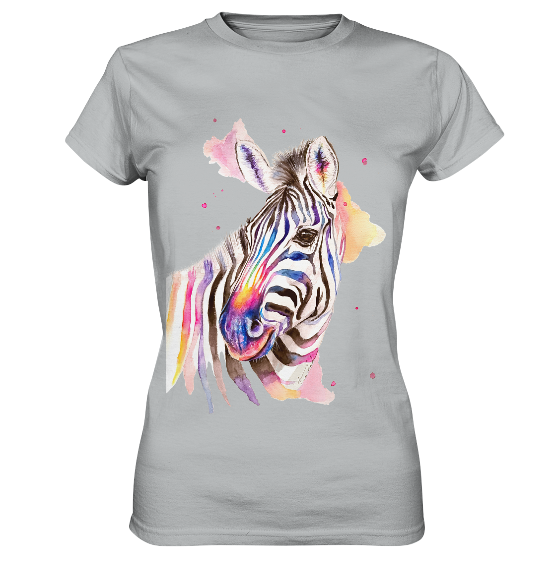 Buntes Zebra - Ladies Premium Shirt