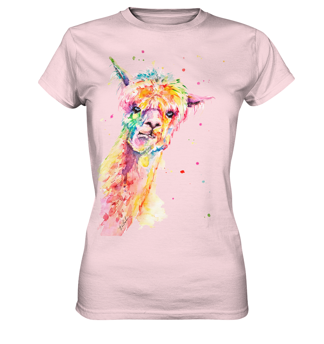 Lustiges Alpaka - Ladies Premium Shirt