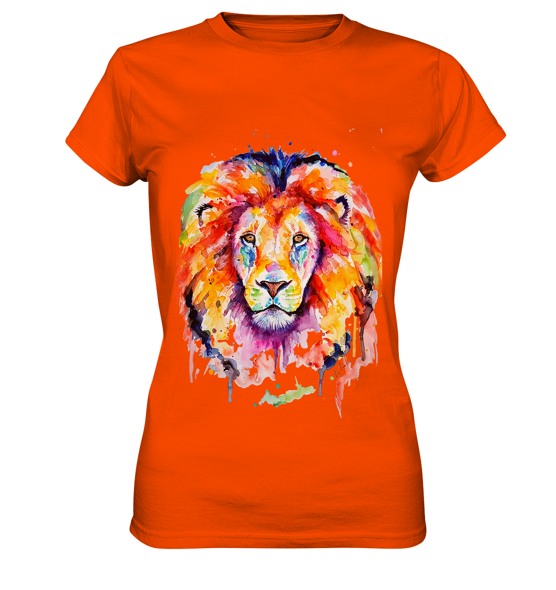 Bunter Löwe - Ladies Premium Shirt