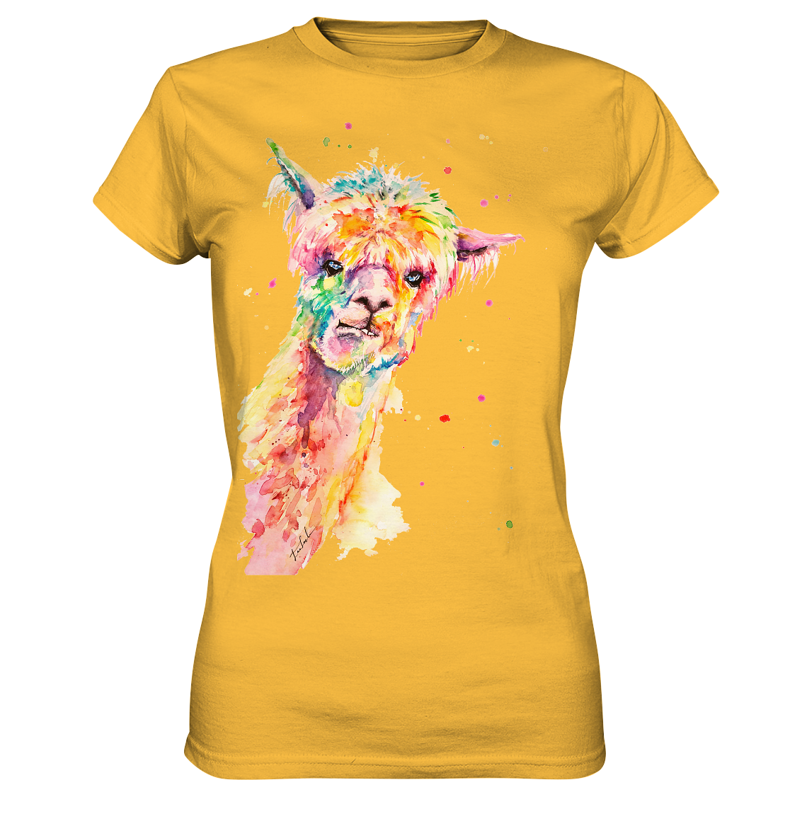 Lustiges Alpaka - Ladies Premium Shirt