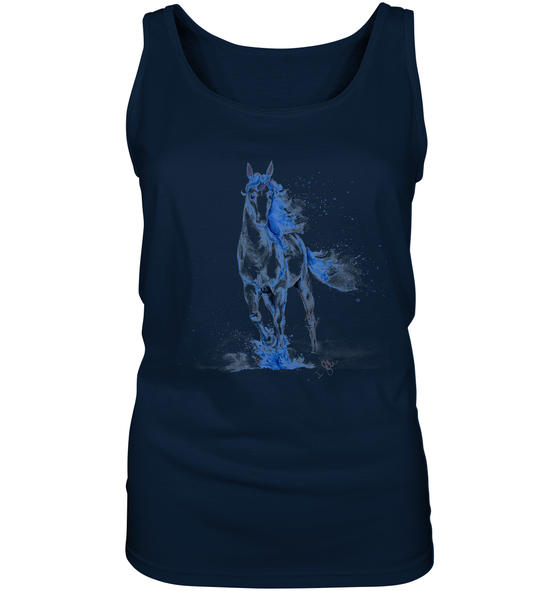 Blaues Einhorn - Ladies Tank-Top