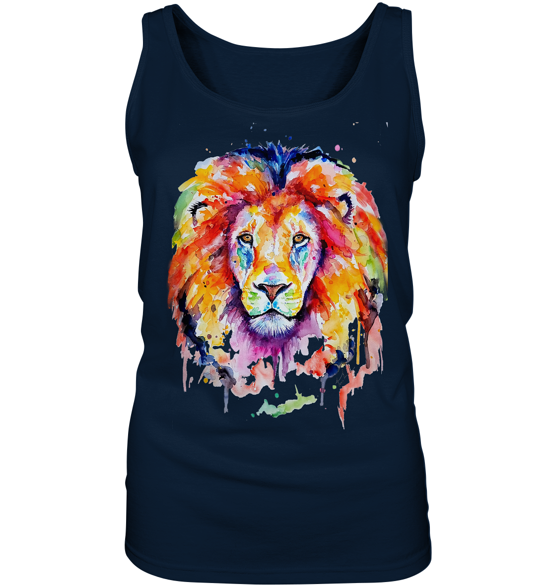 Bunter Löwe - Ladies Tank-Top