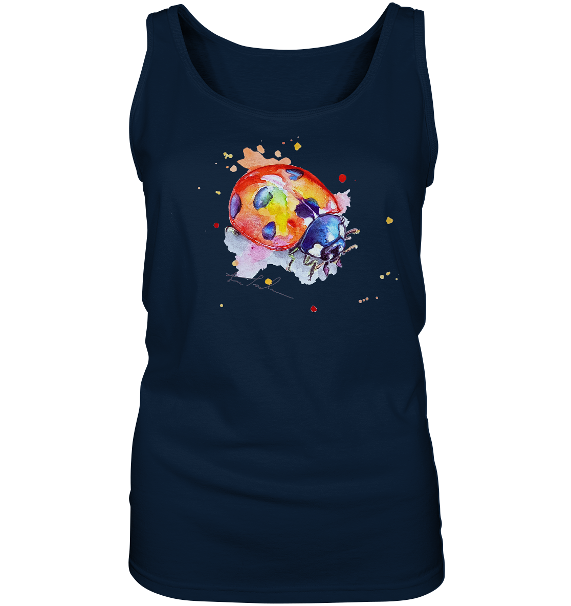 Bunter Marienkäfer - Ladies Tank-Top