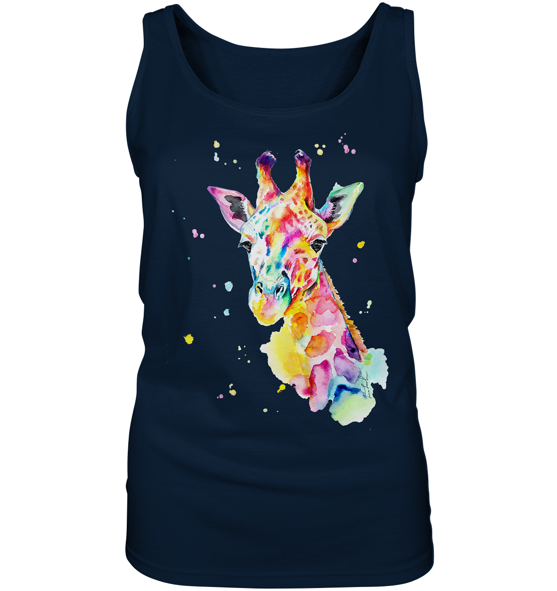 Bunte Giraffe - Ladies Tank-Top