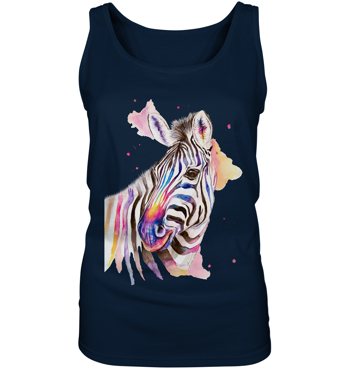 Buntes Zebra - Ladies Tank-Top
