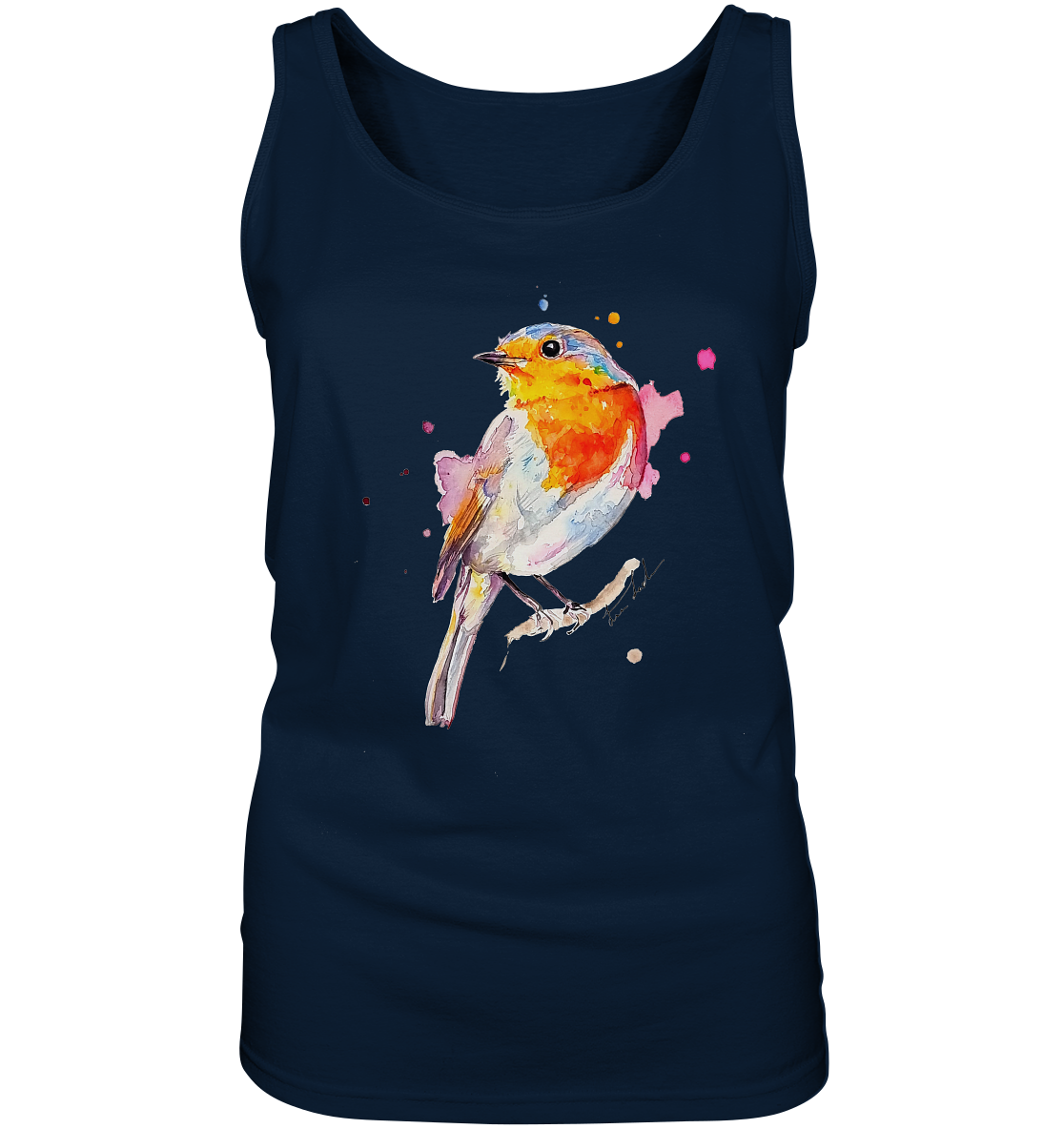 Buntes Rotkehlchen - Ladies Tank-Top