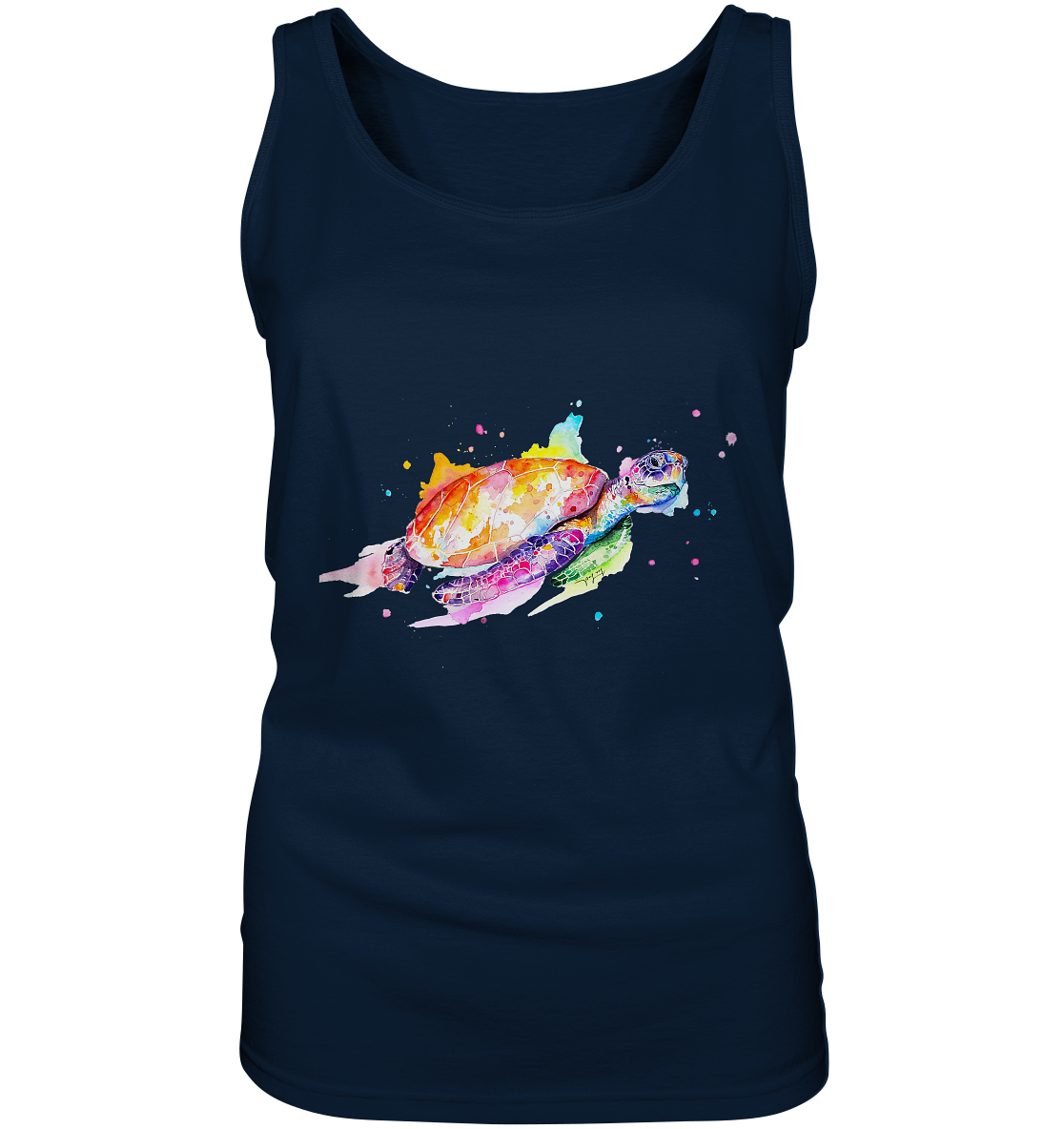 Bunte Meeresschildkröte - Ladies Tank-Top