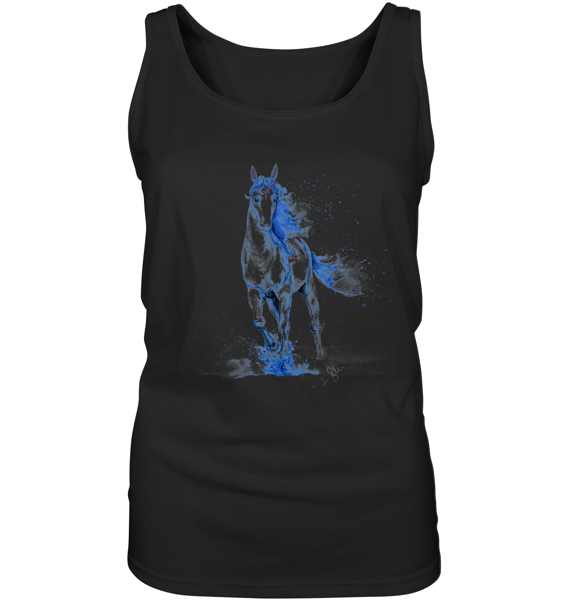 Blaues Einhorn - Ladies Tank-Top