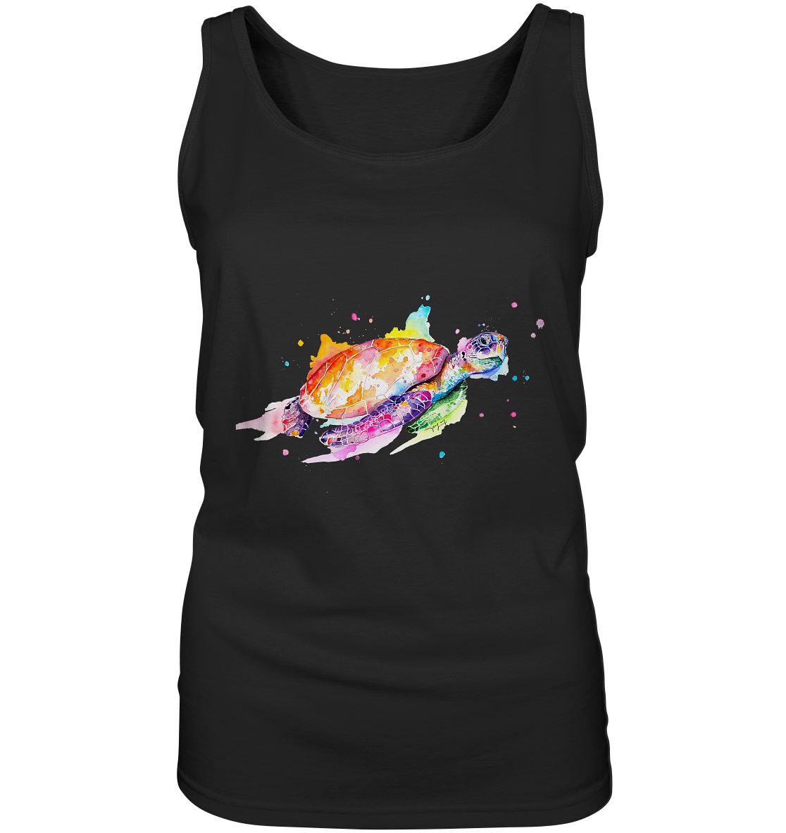 Bunte Meeresschildkröte - Ladies Tank-Top