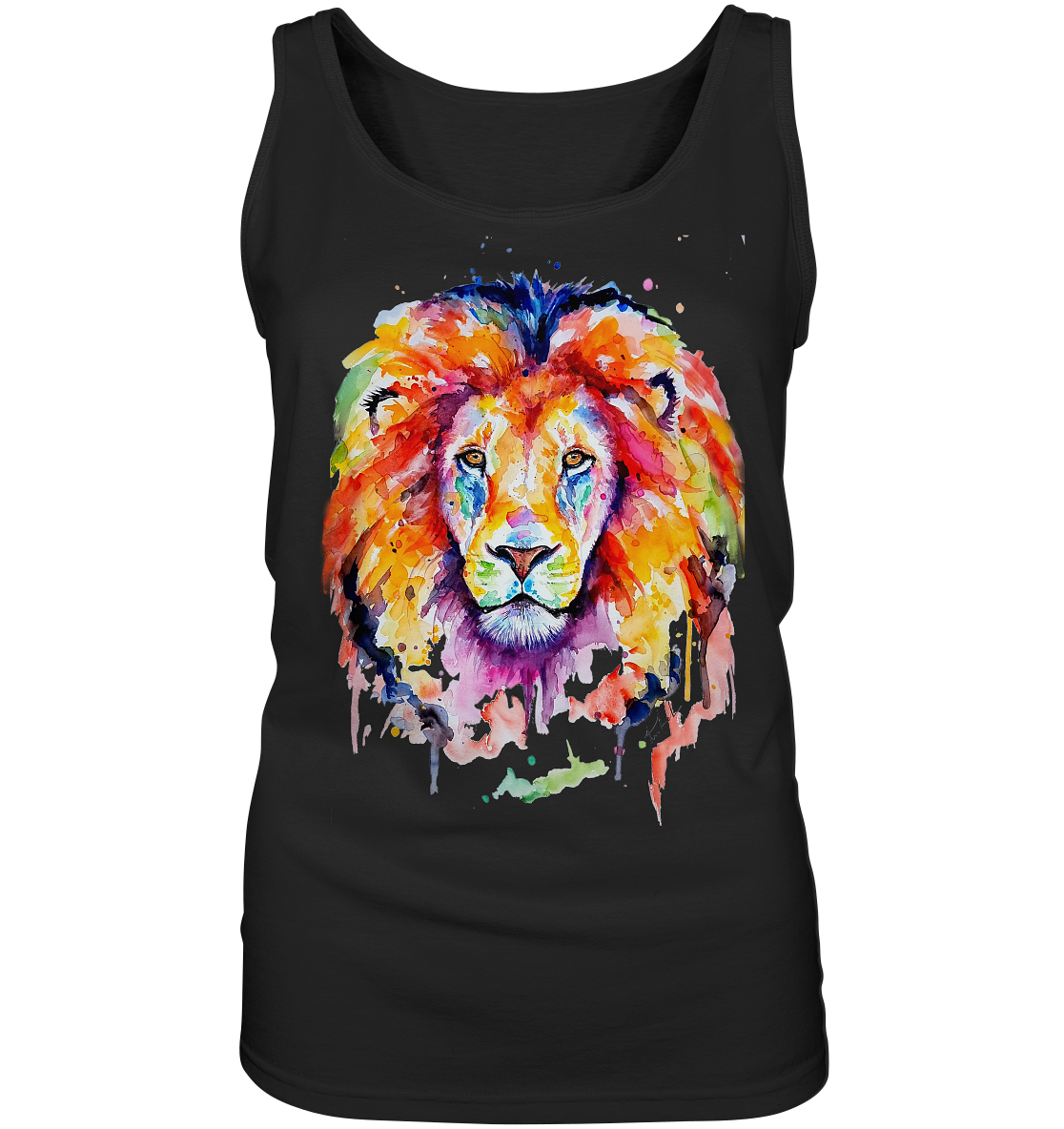 Bunter Löwe - Ladies Tank-Top