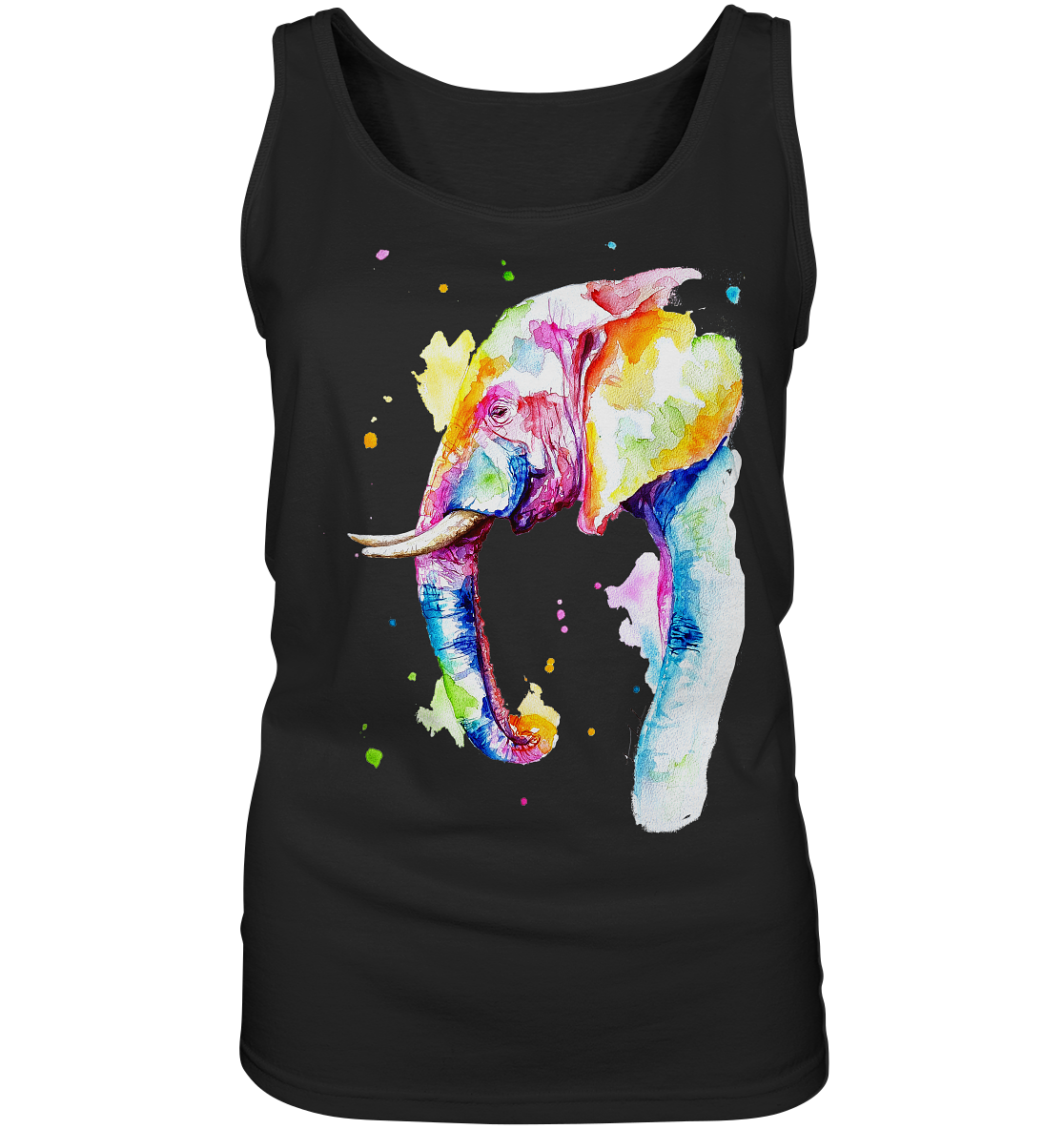 Bunter Elefant - Ladies Tank-Top