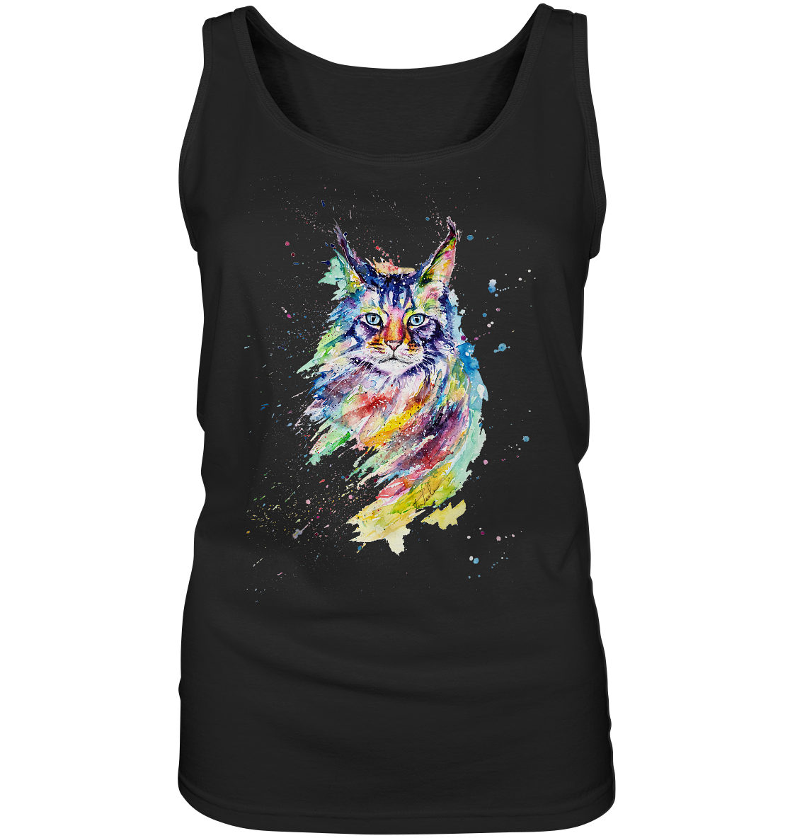 Bunte Katze - Ladies Tank-Top