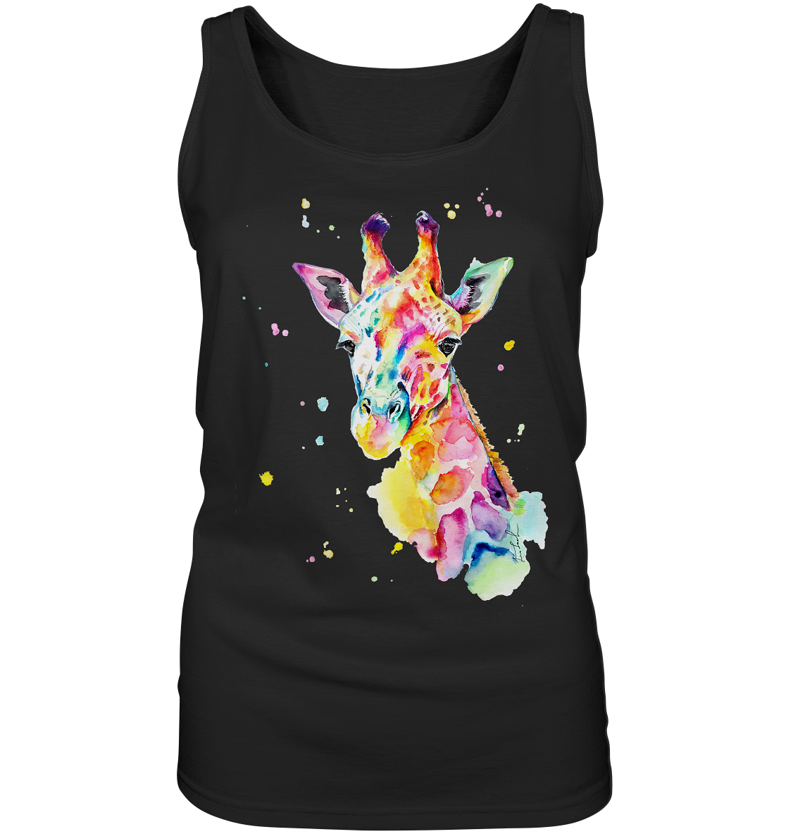 Bunte Giraffe - Ladies Tank-Top