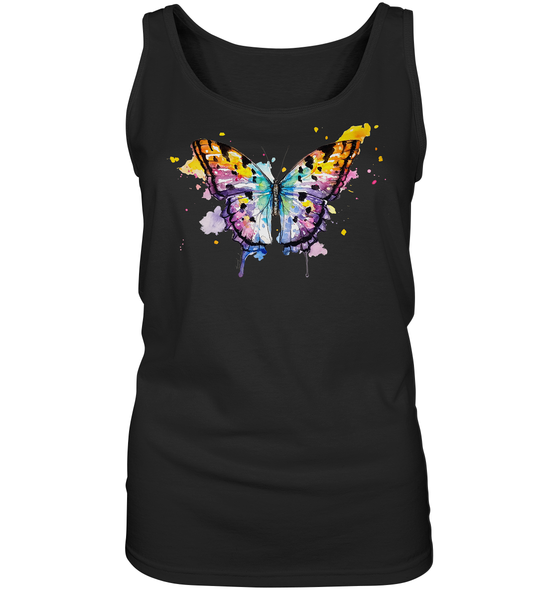 Bunter Schmetterling - Ladies Tank-Top