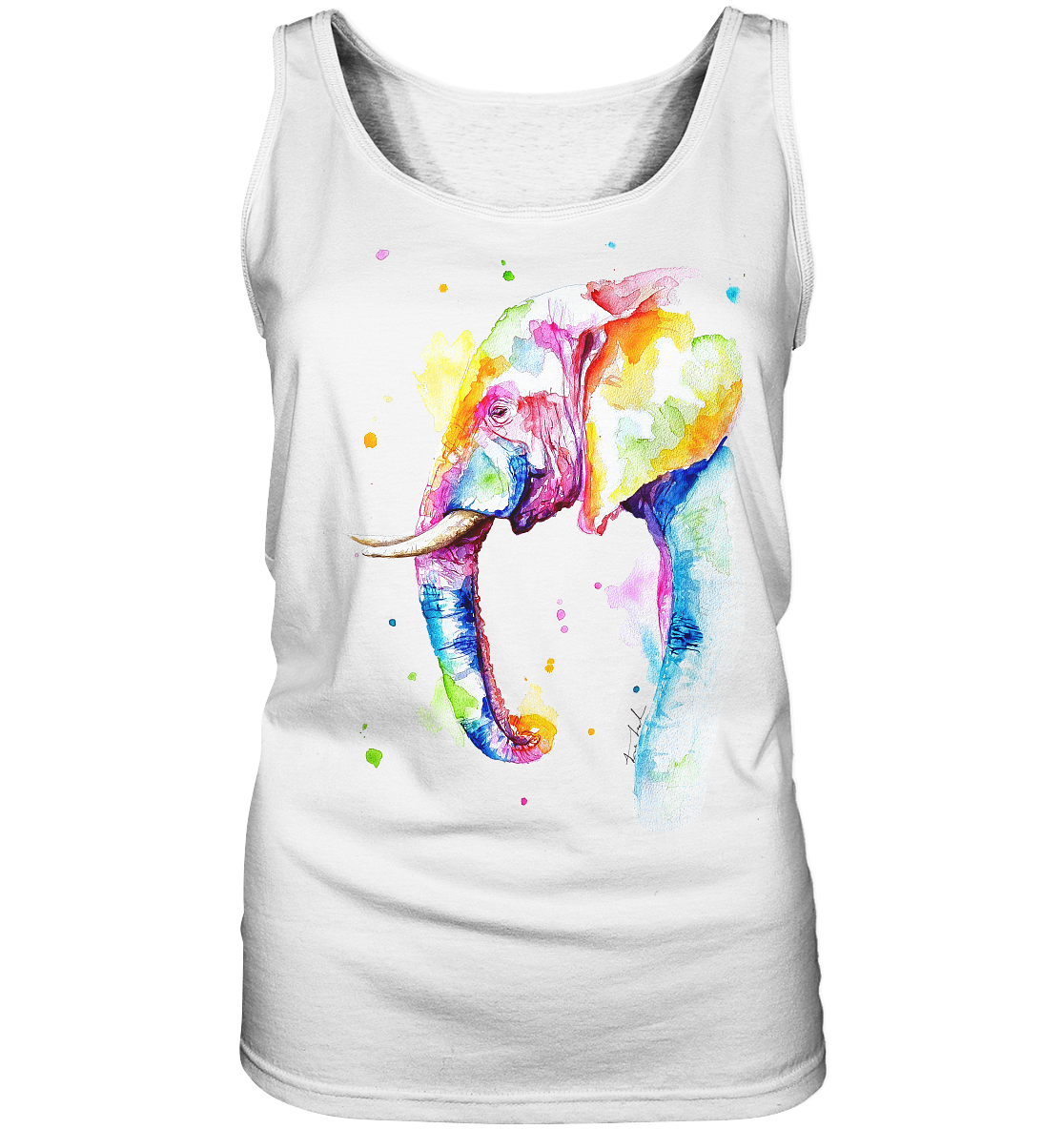 Bunter Elefant - Ladies Tank-Top