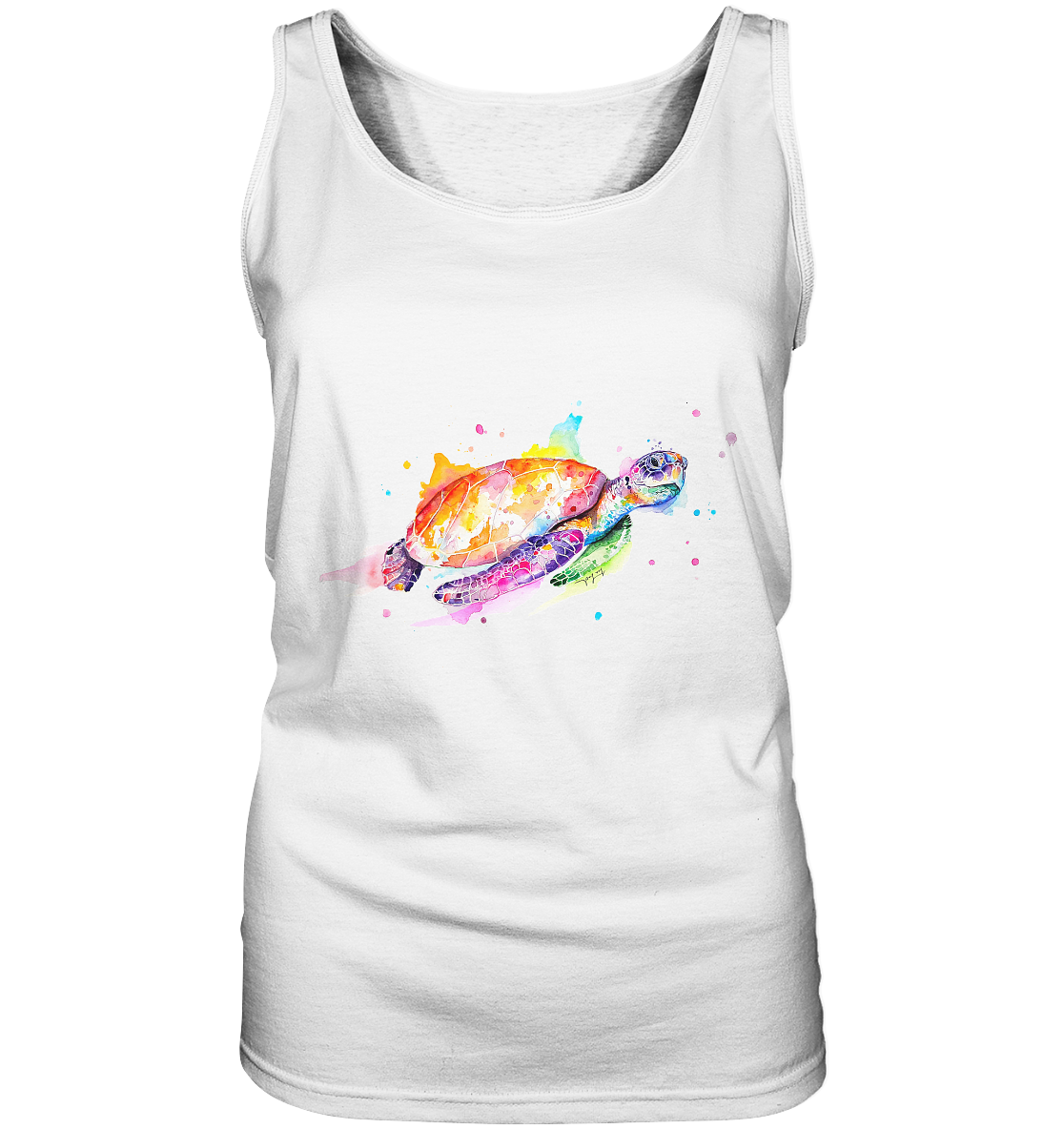 Bunte Meeresschildkröte - Ladies Tank-Top