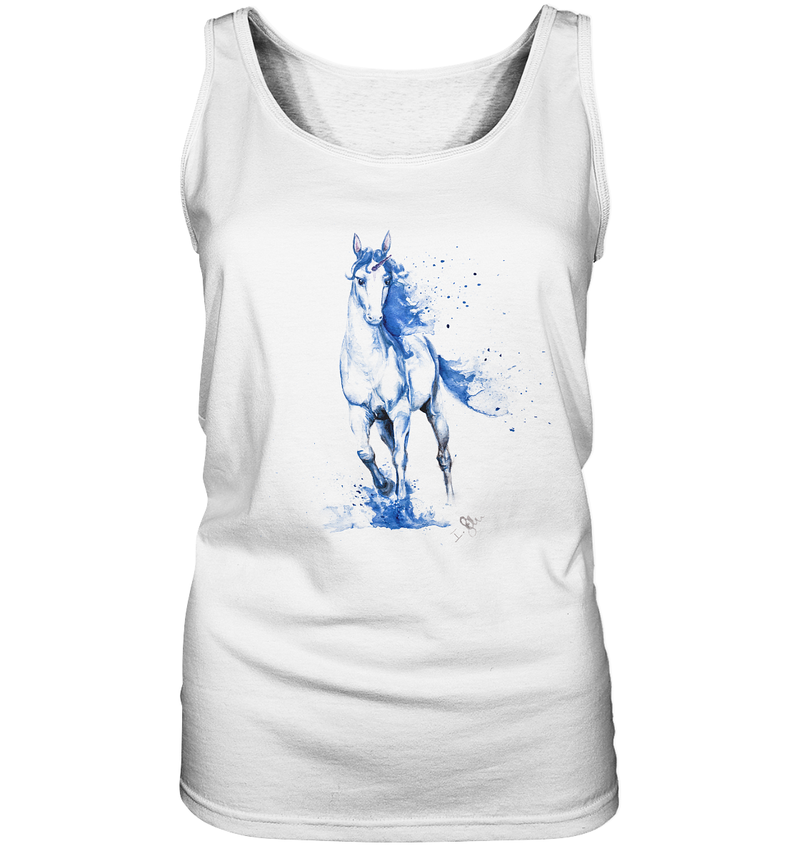 Blaues Einhorn - Ladies Tank-Top