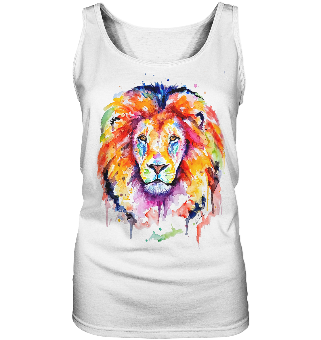 Bunter Löwe - Ladies Tank-Top