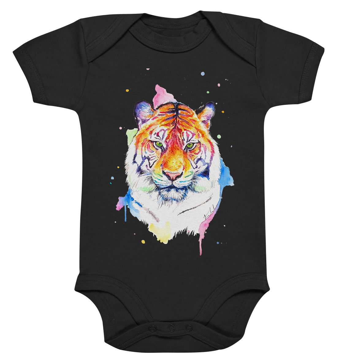 Bunter Tiger - Organic Baby Bodysuite