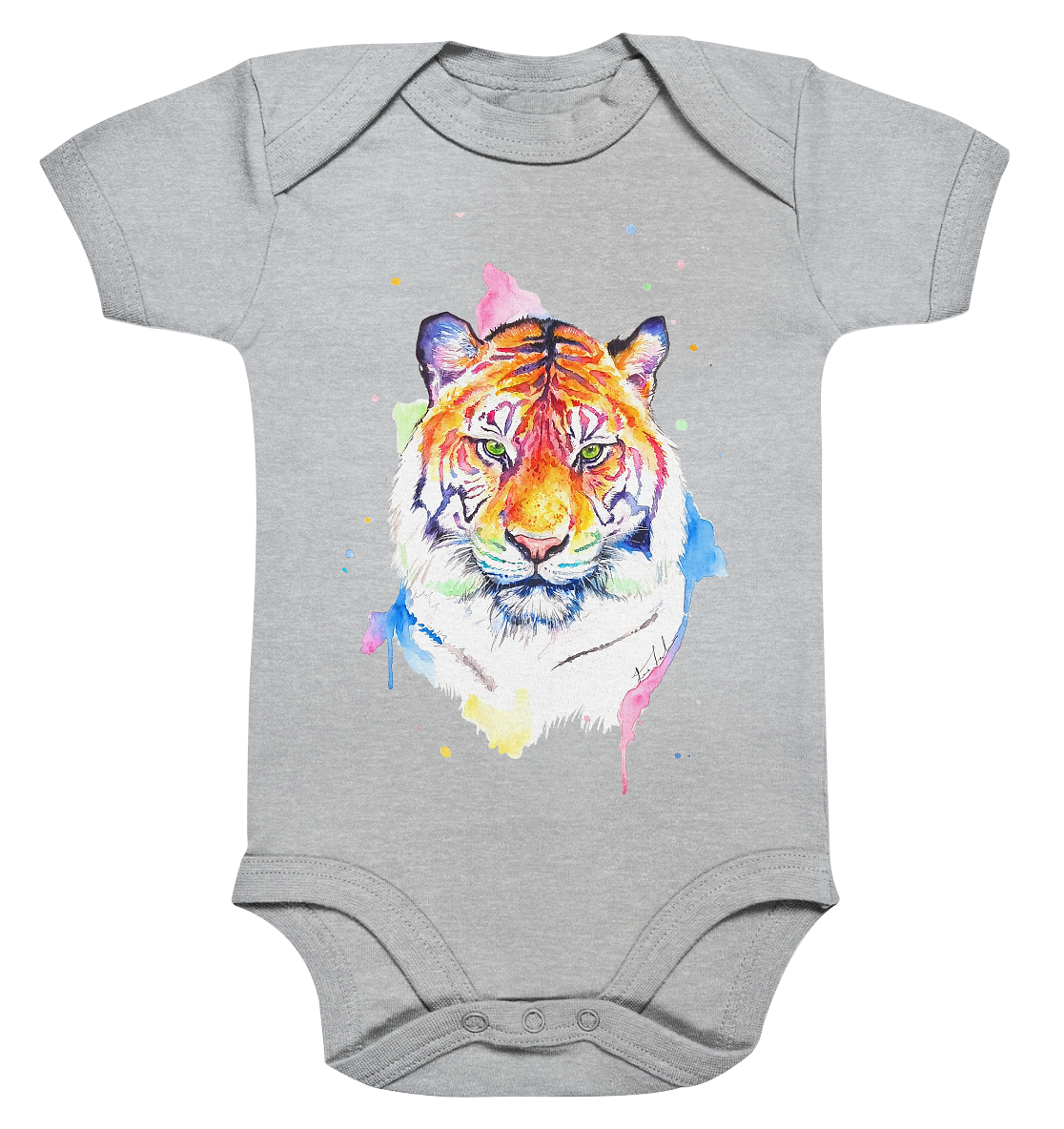 Bunter Tiger - Organic Baby Bodysuite