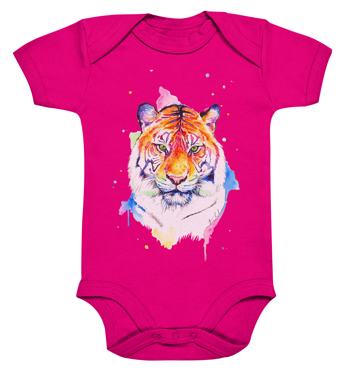 Bunter Tiger - Organic Baby Bodysuite