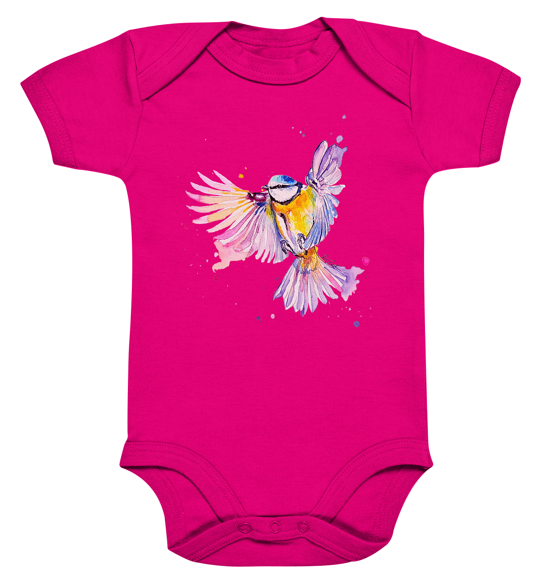 Motiv Blaumeise - Organic Baby Bodysuite