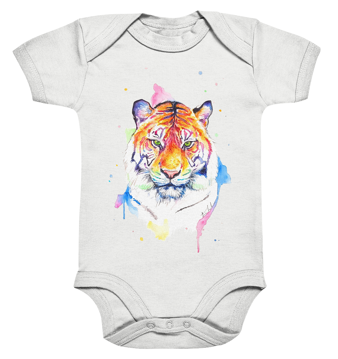 Bunter Tiger - Organic Baby Bodysuite