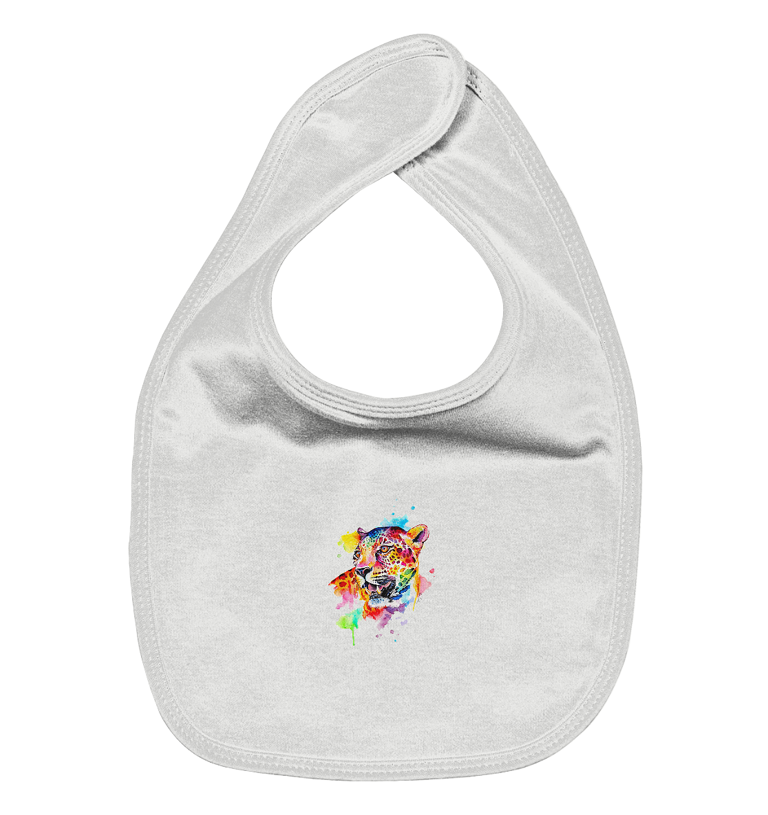 Bunter Leopard - Organic Baby-Lätzchen