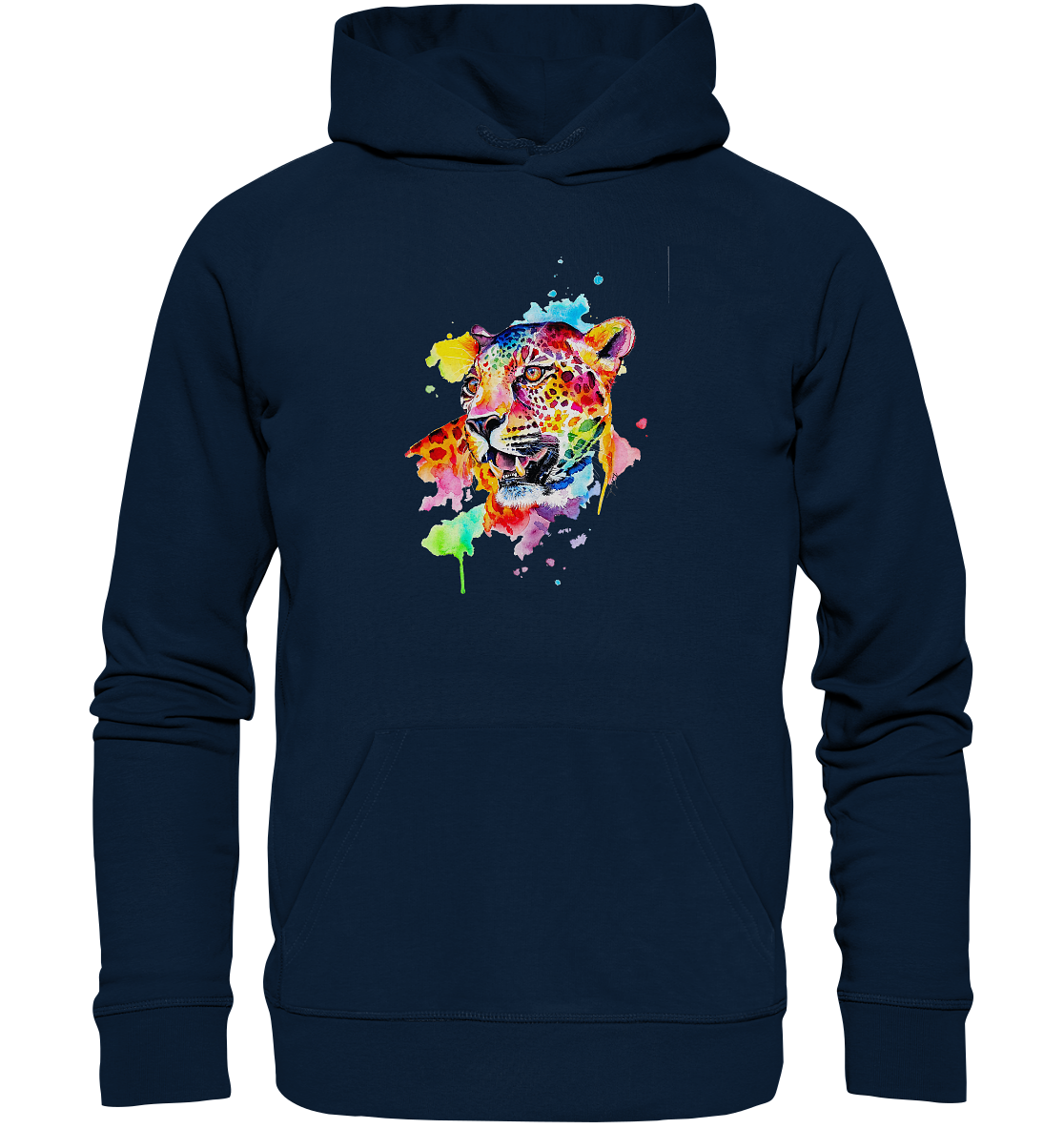 Bunter Leopard - Organic Basic Hoodie