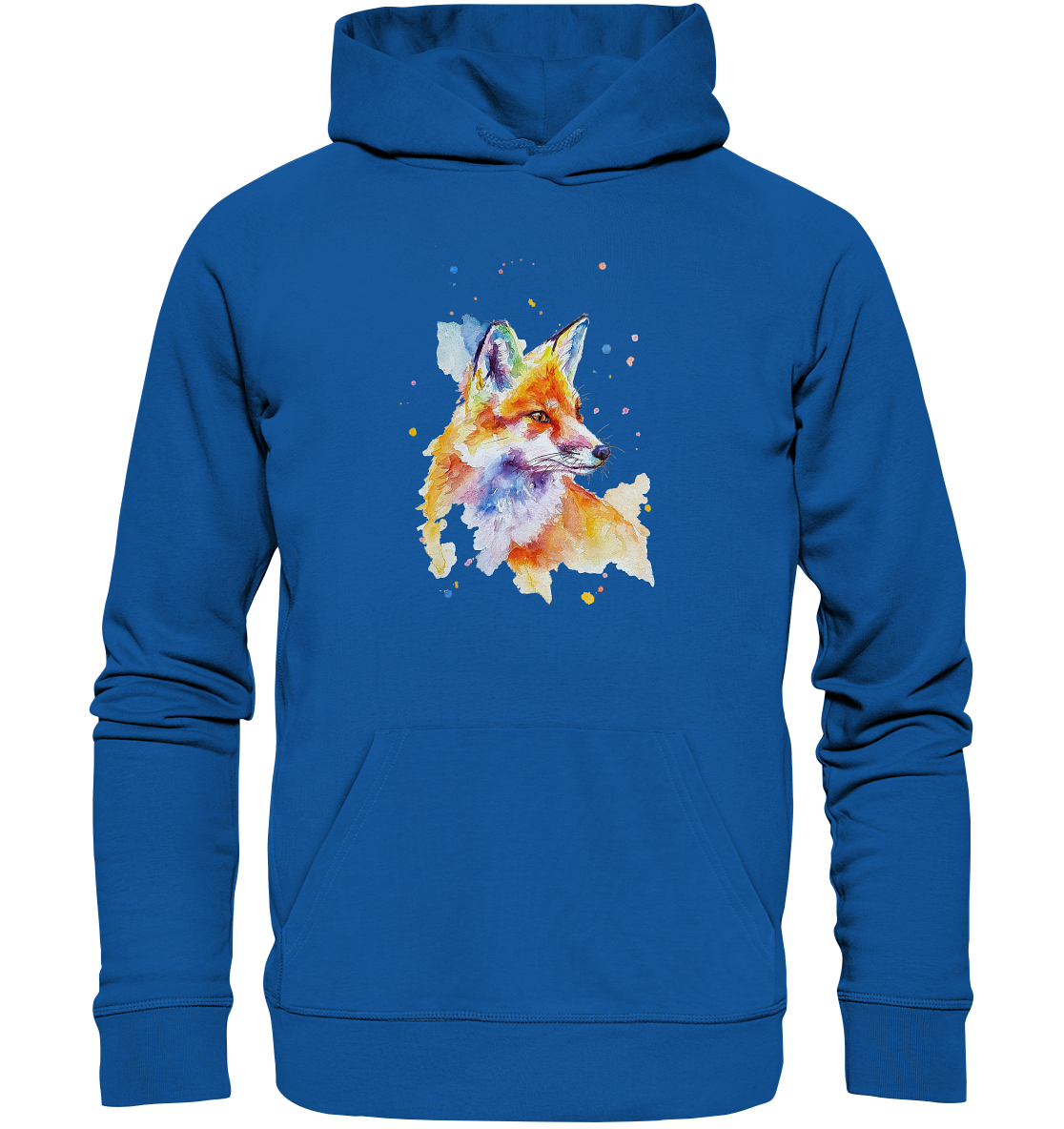 Bunter Fuchs - Organic Basic Hoodie