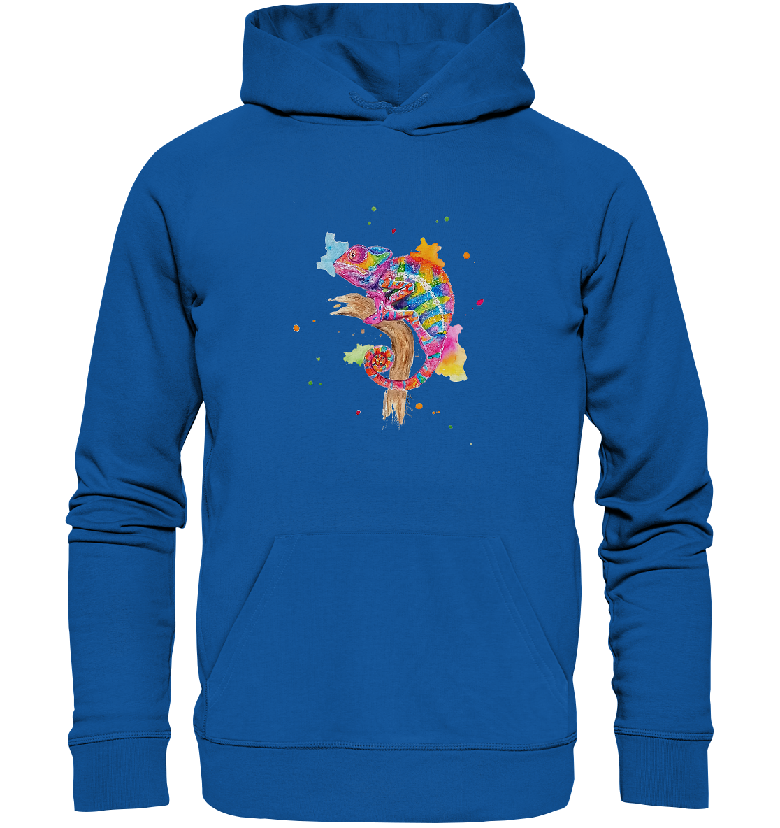 Buntes Chamäleon - Organic Basic Hoodie