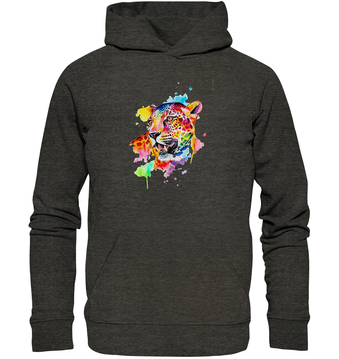 Bunter Leopard - Organic Basic Hoodie