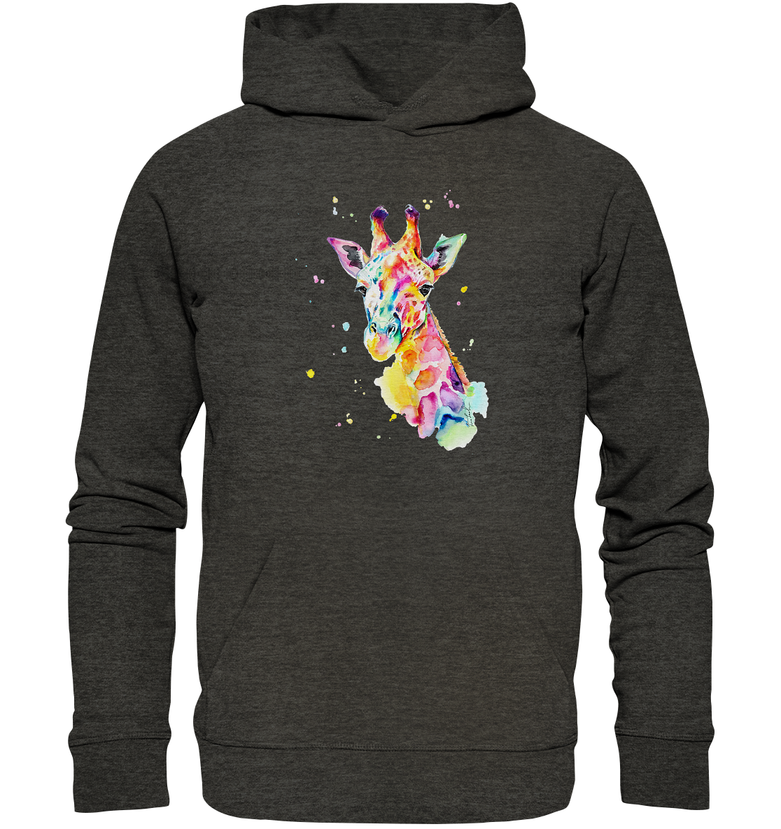 Bunte Giraffe - Organic Basic Hoodie