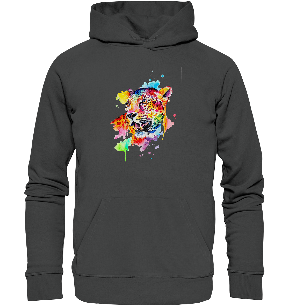 Bunter Leopard - Organic Basic Hoodie