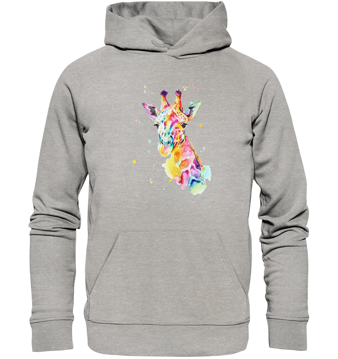 Bunte Giraffe - Organic Basic Hoodie