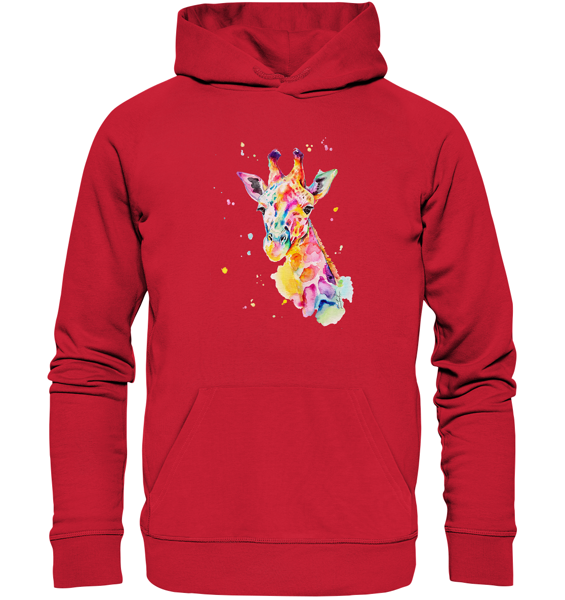 Bunte Giraffe - Organic Basic Hoodie