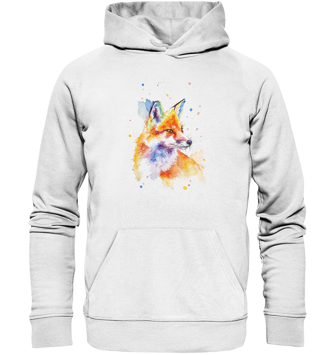 Bunter Fuchs - Organic Basic Hoodie