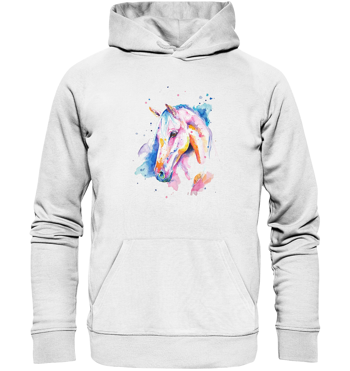 Buntes Pferd - Organic Basic Hoodie