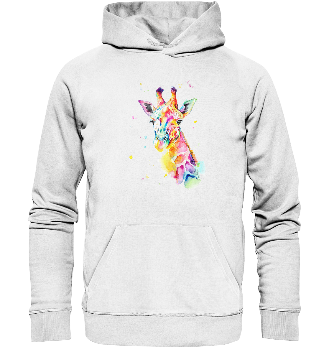 Bunte Giraffe - Organic Basic Hoodie