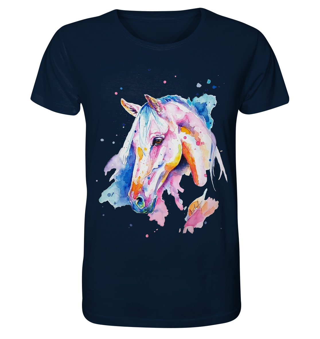 Buntes Pferd - Organic Basic Shirt