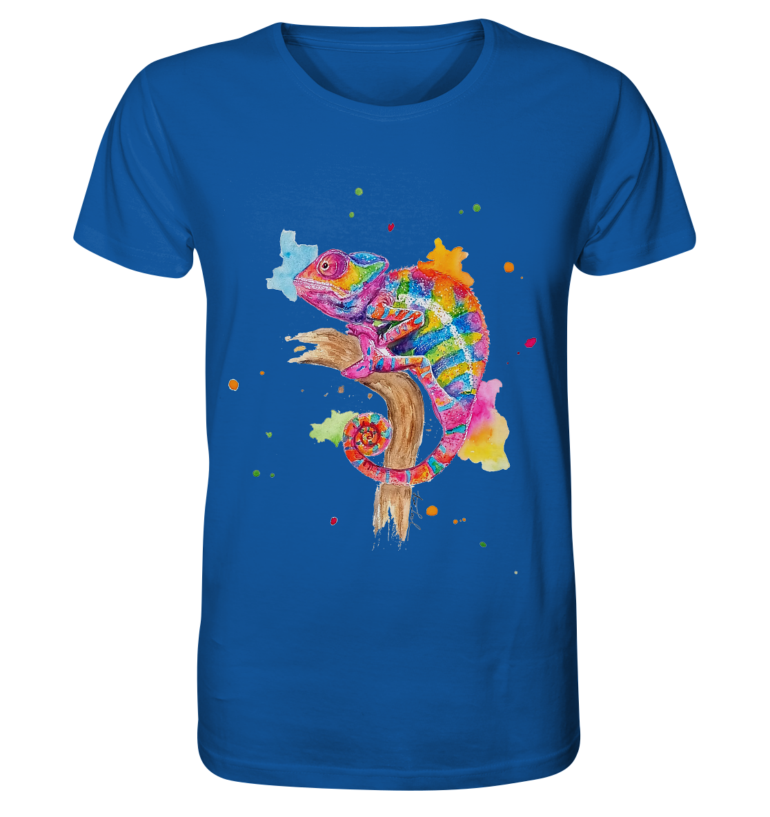 Buntes Chamäleon - Organic Basic Shirt