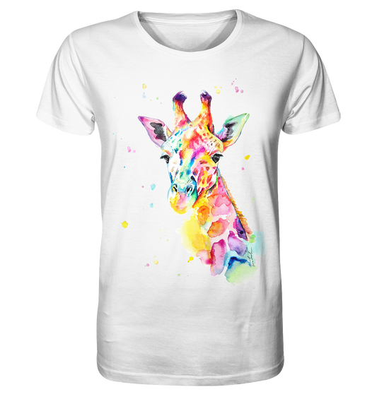 Bunte Giraffe - Organic Basic Shirt