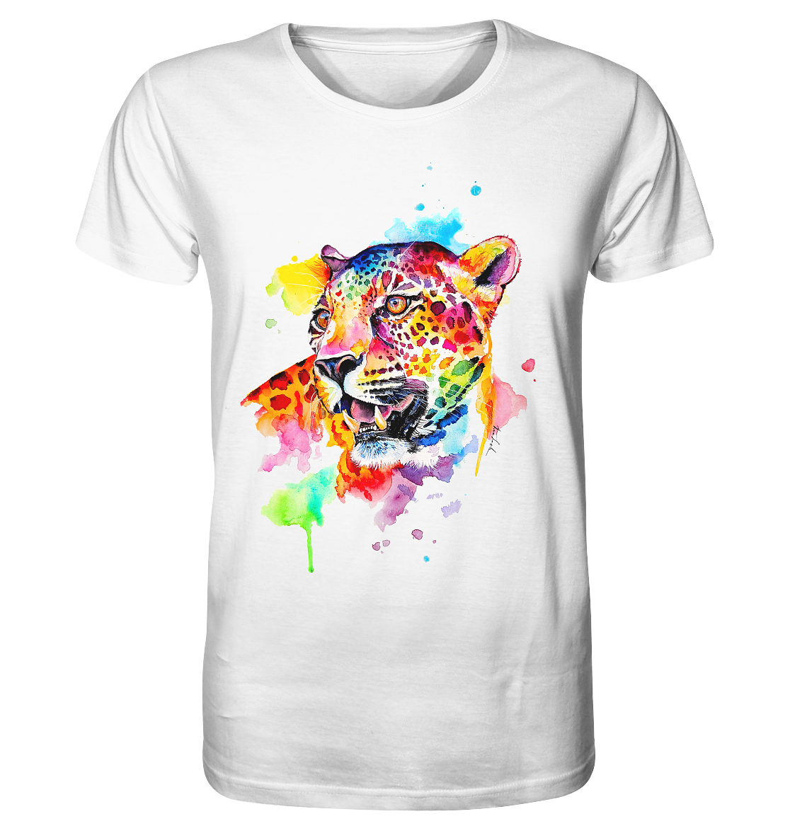 Bunter Leopard - Organic Basic Shirt