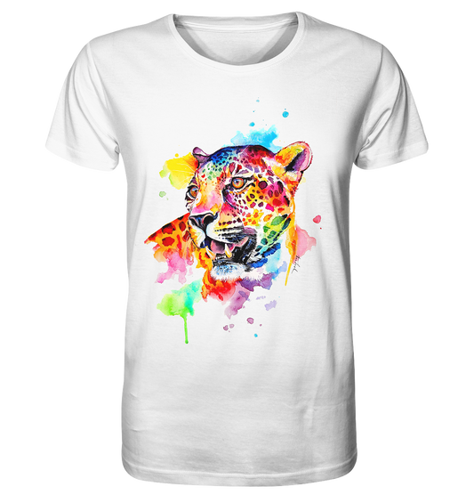 Bunter Leopard  - Organic Basic Shirt