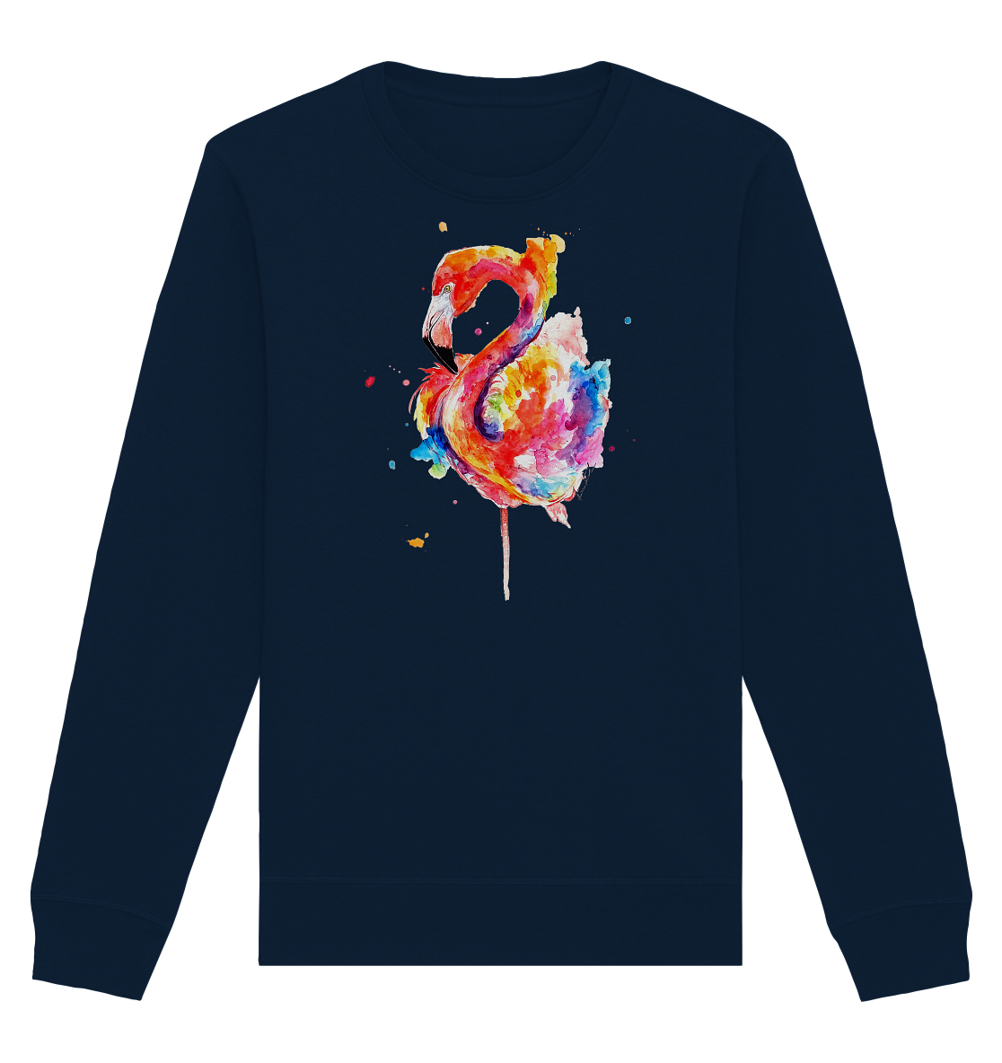 Buntes Flamingo - Organic Basic Unisex Sweatshirt